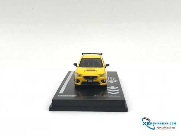 Xe Mô Hình Subaru WRX STi S207 1:64 Tarmac Works ( Vàng )