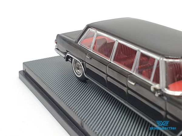 Xe Mô Hình Mercedes-Benz Pullman W100 1:64 Yuanli ( Đen Nội Thất Đỏ )