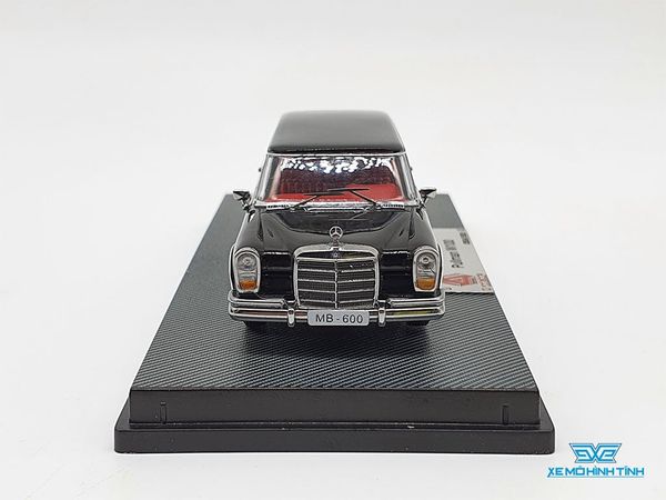 Xe Mô Hình Mercedes-Benz Pullman W100 1:64 Yuanli ( Đen Nội Thất Đỏ )