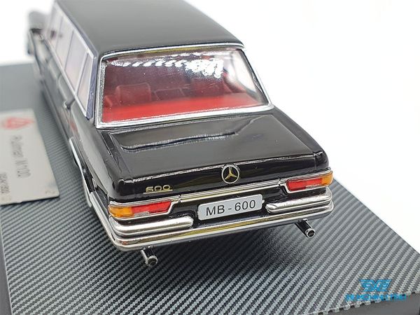 Xe Mô Hình Mercedes-Benz Pullman W100 1:64 Yuanli ( Đen Nội Thất Đỏ )