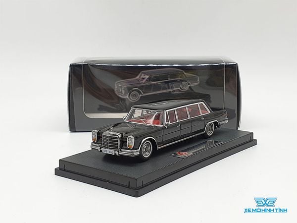 Xe Mô Hình Mercedes-Benz Pullman W100 1:64 Yuanli ( Đen Nội Thất Đỏ )