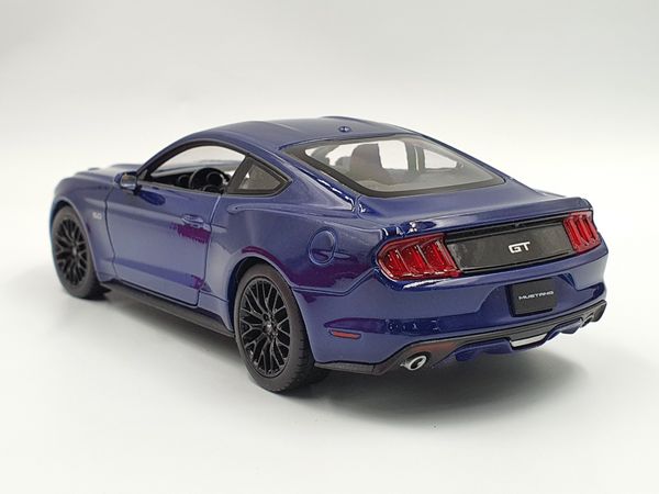 XE MÔ HÌNH FORD MUSTANG GT 2015 1:24 WELLY (XANH)