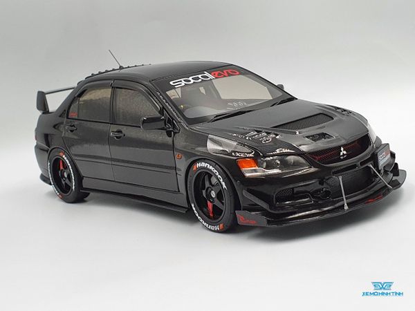 Xe Mô Hình Mitsubishi Lancer Evolution IX 1:18 Super A ( Đen )