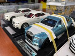 Xe Mô Hình Rolls-Royce Phantom 1:18 HH Model ( Xanh Trắng )