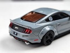 Xe mô hình LB-WORKS FORD MUSTANG Grey LHD 1:64 MiniGT ( Xám )