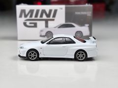 Xe mô hình Top Secret Nissan Skyline GT-R VR32 White RHD 1:64 MiniGT ( Trắng )