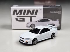 Xe mô hình Top Secret Nissan Skyline GT-R VR32 White RHD 1:64 MiniGT ( Trắng )