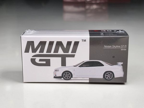 Xe mô hình Top Secret Nissan Skyline GT-R VR32 White RHD 1:64 MiniGT ( Trắng )