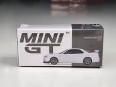 Xe mô hình Top Secret Nissan Skyline GT-R VR32 White RHD 1:64 MiniGT ( Trắng )