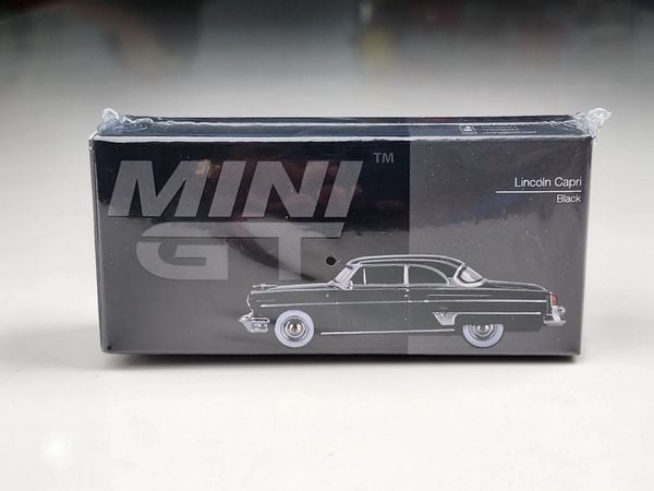 Xe mô hình Lincoln Capri 1954 Black LHD 1:64 MiniGT ( Đen )