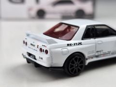 Xe mô hình Nissan Skyline GT-R (R34) V-Spec N1 White RHD 1:64 MiniGT ( Trắng )