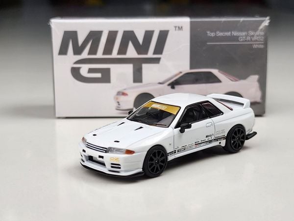 Xe mô hình Nissan Skyline GT-R (R34) V-Spec N1 White RHD 1:64 MiniGT ( Trắng )