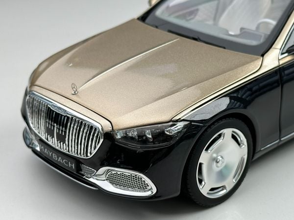 Xe Mô Hình Mercedes-Maybach S-Class 2021 1:18 Norev ( Gold/ Black/ Mân Thường)