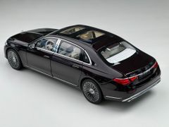 Xe Mô Hình Mercedes-Maybach S-Class 2021 1:18 Norev ( Black Ruby ) - Mâm Vành