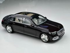 Xe Mô Hình Mercedes-Maybach S-Class 2021 1:18 Norev ( Black Ruby/ Mâm Thường )