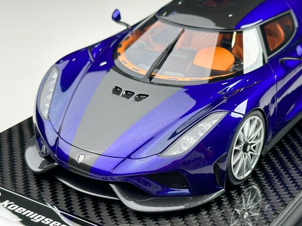 Xe mô hình Koenigsegg Regera 1:18 FrontiArt ( Purple Blue )