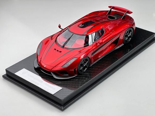 Xe mô hình Koenigsegg Regera 1:18 FrontiArt ( Candy Apple Red)