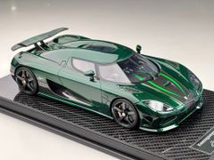 Xe mô hình Koenigsegg Agera S 1:18 FrontiArt ( Green Carbon )