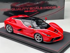 Ferrari LaFerrari Rosso Corsa 322 1:18 BBR (Đỏ Mui Đen Viền Trắng) Limited