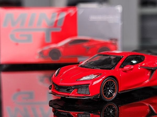 Xe Mô Hình Chervolet Corvette Z06 2023 1:64 MiniGT ( Đỏ )