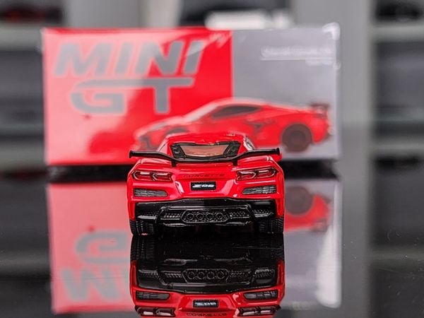 Xe Mô Hình Chervolet Corvette Z06 2023 1:64 MiniGT ( Đỏ )