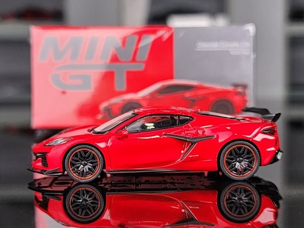 Xe Mô Hình Chervolet Corvette Z06 2023 1:64 MiniGT ( Đỏ )