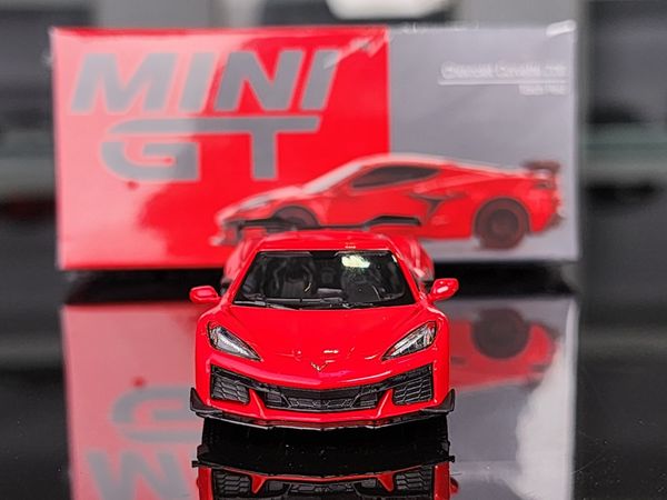 Xe Mô Hình Chervolet Corvette Z06 2023 1:64 MiniGT ( Đỏ )