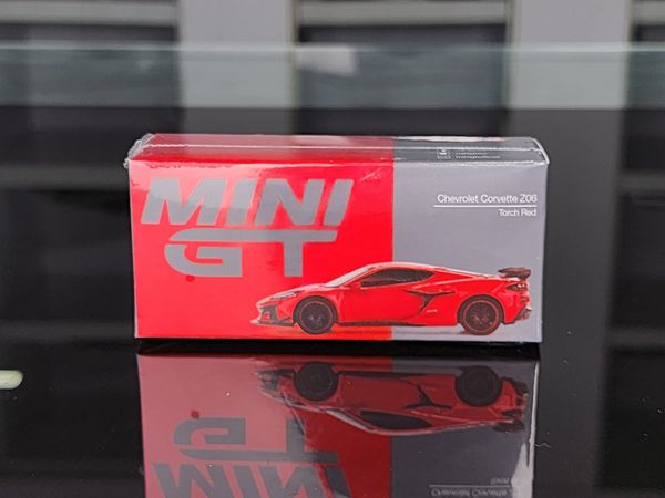 Xe Mô Hình Chervolet Corvette Z06 2023 1:64 MiniGT ( Đỏ )