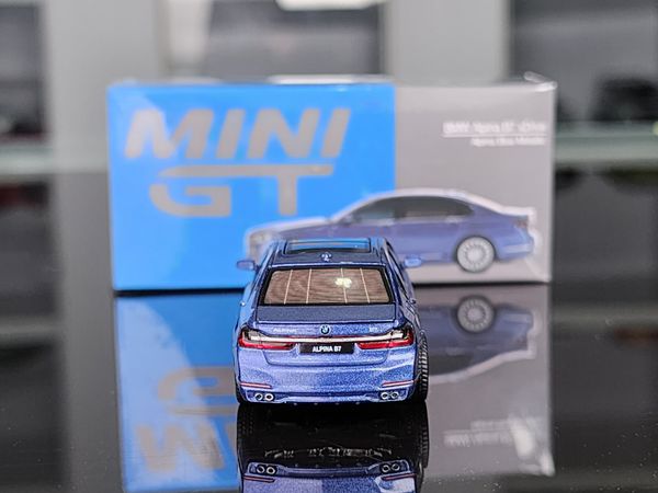 Xe Mô Hình BMW Alpina B7 xDrive 1:64 MiniGT ( Xanh )