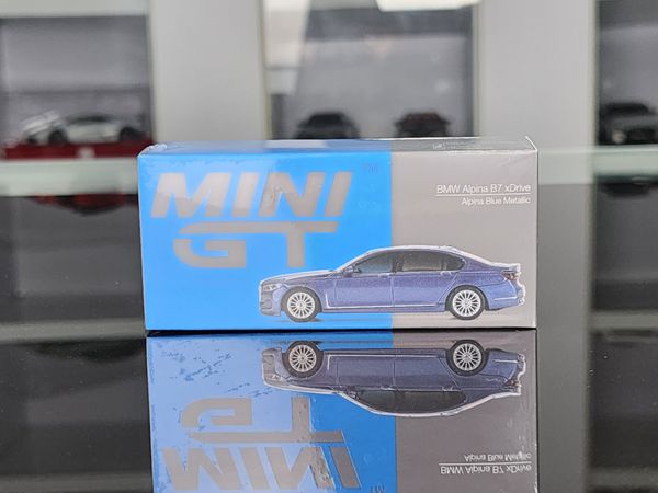 Xe Mô Hình BMW Alpina B7 xDrive 1:64 MiniGT ( Xanh )