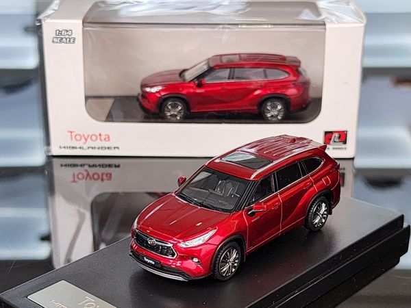 Xe Mô Hình Toyota Highlander 1:64 LCD ( Đỏ )
