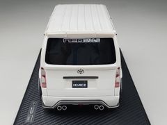 Xe mô hình T*S*D Works Hiace 1:18 Ignition Model (Trắng)