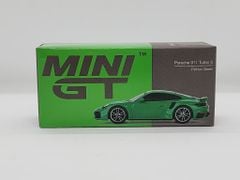 Xe Mô Hình Porsche 911 Turbo S Python Green LHD 1:64 ( Xanh Lá )