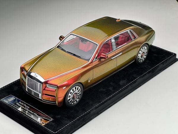 Xe Mô Hình Rolls-Royce Phantom 1:18 HHModel (Hồng biến màu)