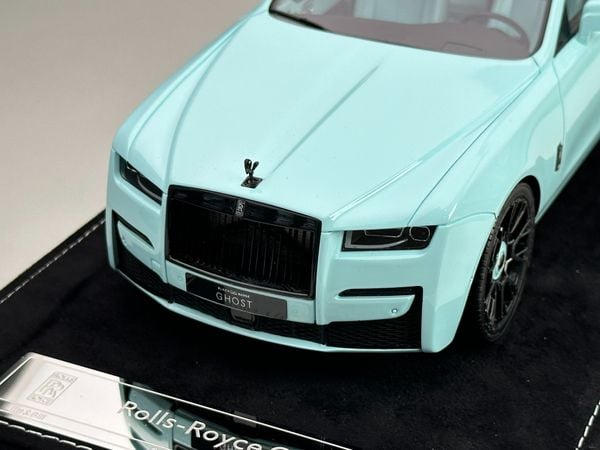 Xe Mô Hình Rolls-Royce Ghost 1:18 HH Model ( Xanh Bạc Hà Sữa)