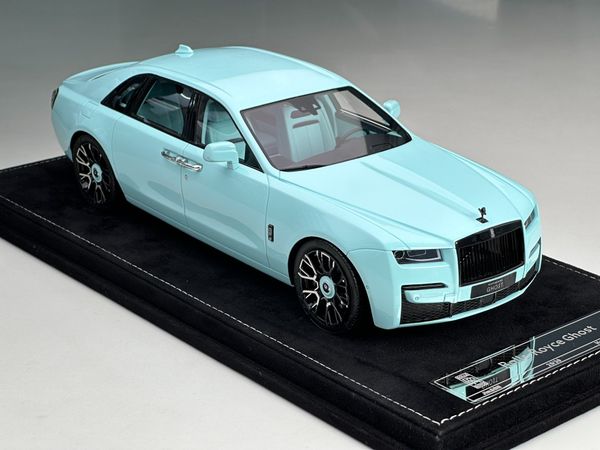 Xe Mô Hình Rolls-Royce Ghost 1:18 HH Model ( Xanh Bạc Hà Sữa)