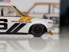 Xe Mô Hình Datsun 510 Street BRE510 V3 1:64 MiniGT (Trắng Nâu)