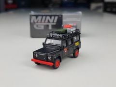 Xe mô hình Land Rover Defender 110 1:64 MINIGT (Đen)