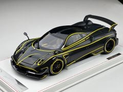 Xe mô hình Pagani Huayra BC 1:18 One Model ( Đen Viền Vàng )