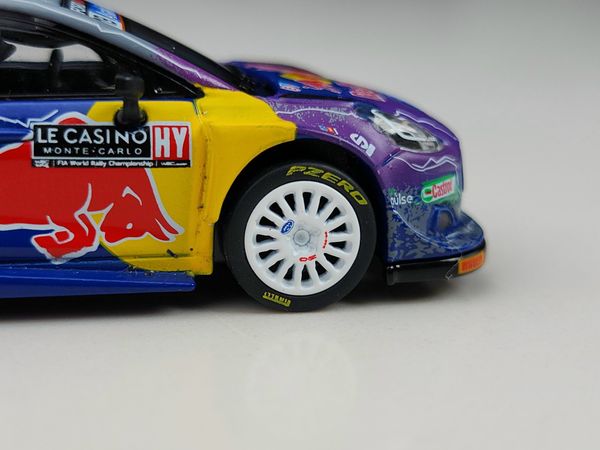 Xe Mô Hình Ford Puma Rally1 #19 1:64 MiNiGT ( Tím RedBull )