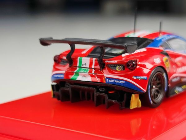 Xe mô hình Ferrari 488 GTE 24h of Le Mans 2020 1:64 Tarmac Works (Đỏ)