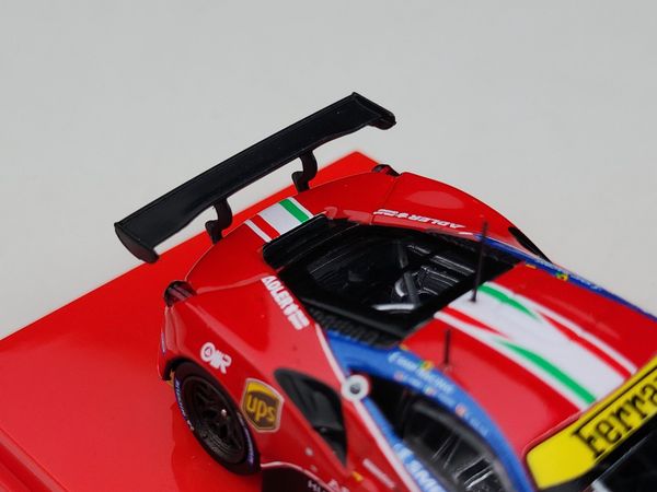 Xe mô hình Ferrari 488 GTE 24h of Le Mans 2020 1:64 Tarmac Works (Đỏ)