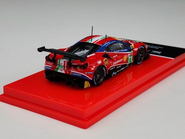 Xe mô hình Ferrari 488 GTE 24h of Le Mans 2020 1:64 Tarmac Works (Đỏ)