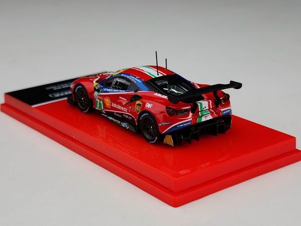 Xe mô hình Ferrari 488 GTE 24h of Le Mans 2020 1:64 Tarmac Works (Đỏ)