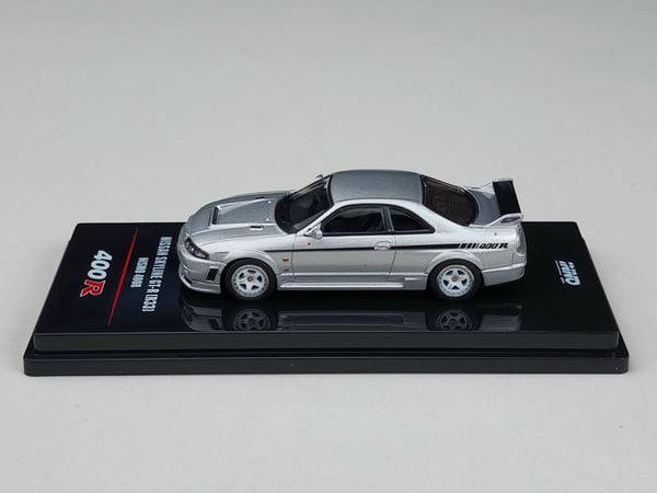 Xe mô hình Nissan Skyline GT-R (R33) Nismo 400R 1:64 Inno (Silver)