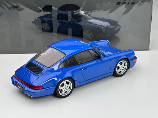 Xe Mô Hình Porsche 964 RS 1:18 GTSpirit ( Xanh )