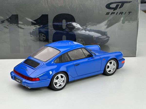 Xe Mô Hình Porsche 964 RS 1:18 GTSpirit ( Xanh )