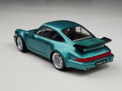 Xe mô hình Porsche 964 Turbo 1:18 Solido (Xanh Ngọc)