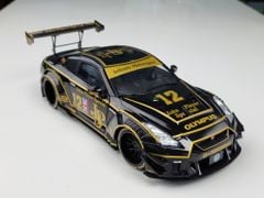 Xe mô hình Nissan GT-R (R35) With Body Kit Type 2 1:18 Solido (Đen)