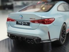 Xe mô hình BMW M4 CSL 1:18 GTSpirit (Xám Xanh)